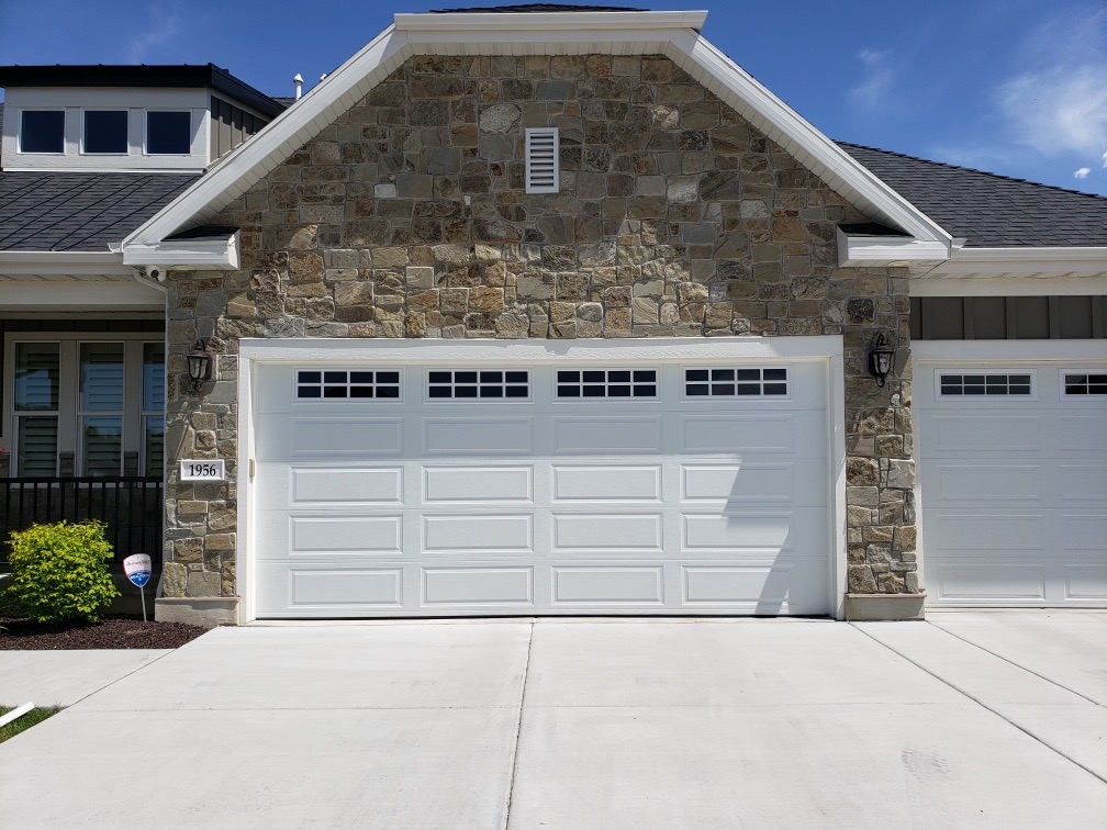 Amarr: Long Panel - White - Single & Double - Windows | Garage Door Repair in Washington | Garage Door Installation