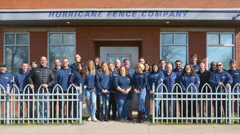 hurricane fence commercial high security fence team in Virginia