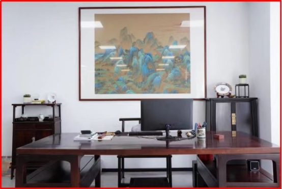 General Manager’s Office Featuring “A Panorama of Rivers and Mountains”