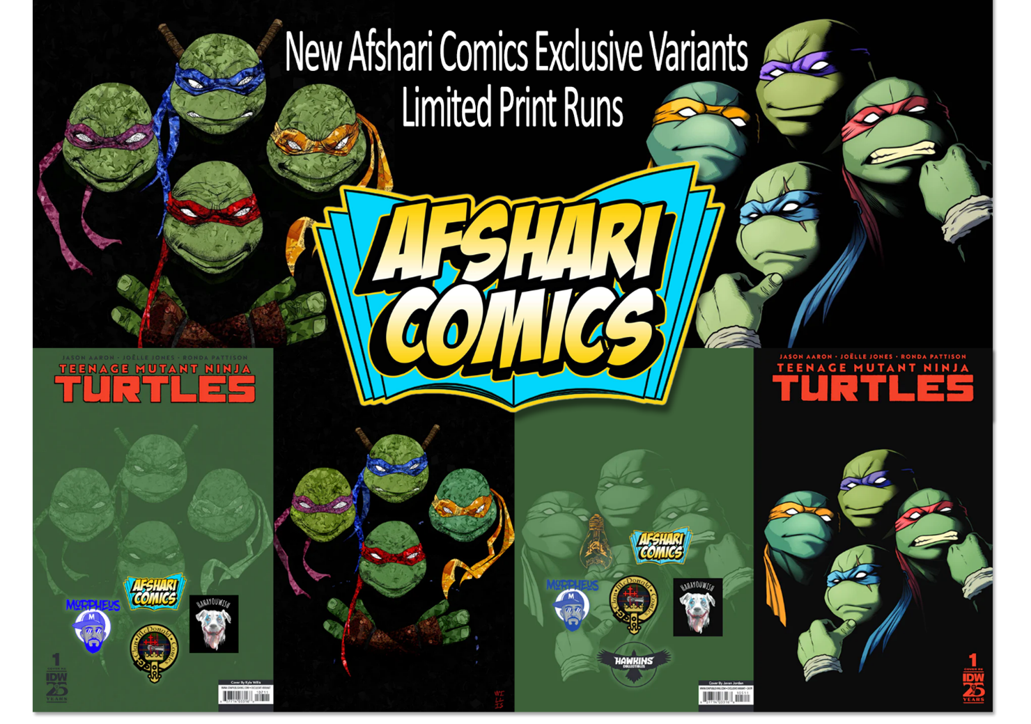 Afshari Comics Launches New Online Comic Book Store with Exclusive Variants Exciting Comic Book Collectors Everywhere