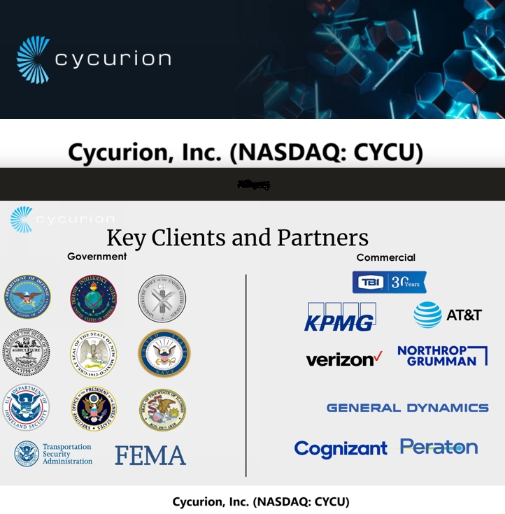 $3.9 Million Revenue for First Quarter 2025 After $39 Million in Contracts Awarded to Enhance Cybersecurity for State-Level Public Higher Education and Major Municipal Transportation Agency: Cycu