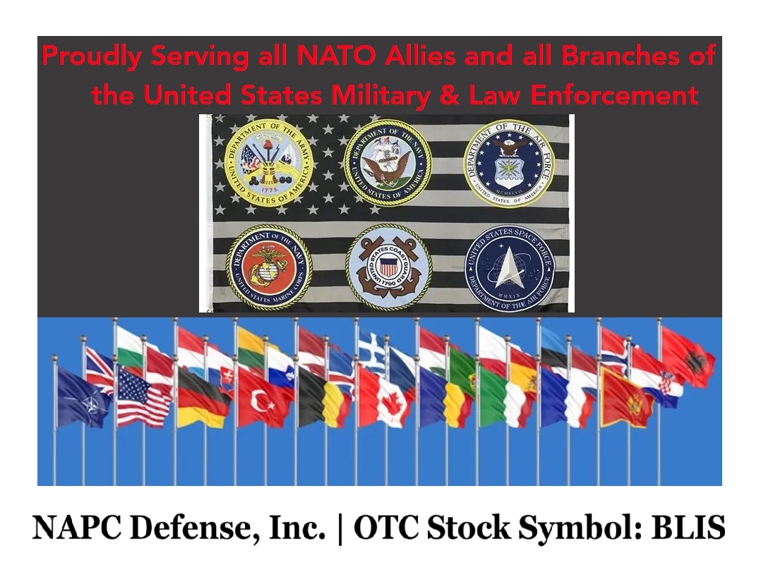 $370 Million Dollar LOI On Track; Major Marketing Initiatives to Equip Police, SWAT Teams and Schools with CornerShot Tactical Systems Security Products: NAPC Defense, Inc. (Symbol: BLIS)