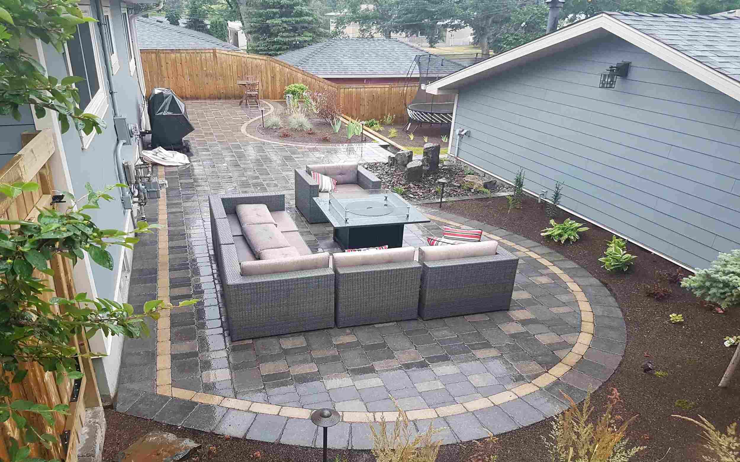 Beautiful paving stone patios and seating areas Beautiful paving stone patios and seating areas