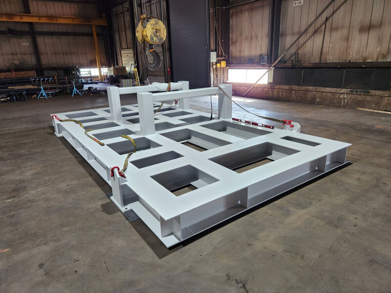 steel structural fabrication example work from AGI Fabricators