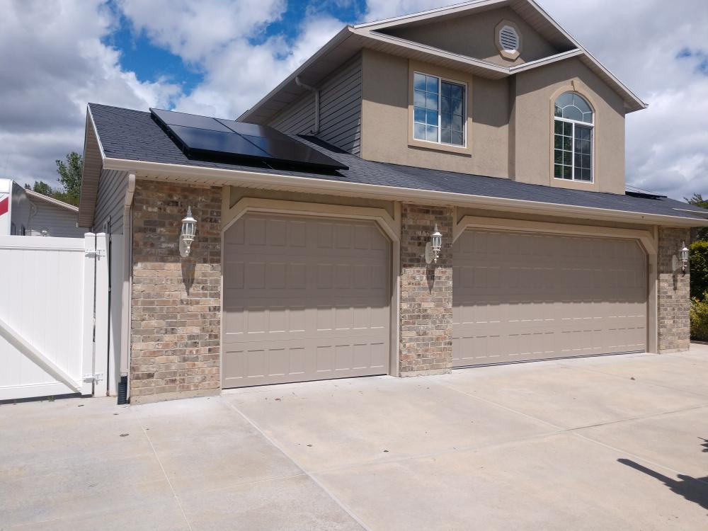 Garage door summer special installation in West Jordan Utah. 