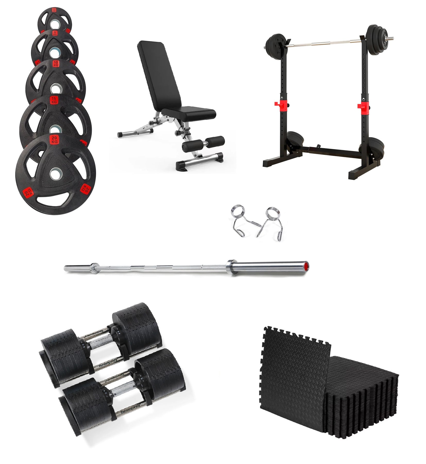 Complete Home Gym Package UK - Strongway Gym Supplies