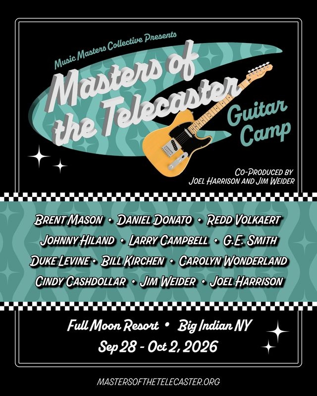 Music Masters Collective Announces 2026 Masters of the Telecaster Featuring Masterclasses and Interactive Jams Music Masters Collective Announces 2026 Masters of the Telecaster Featuring Masterclasses and Interactive Jams