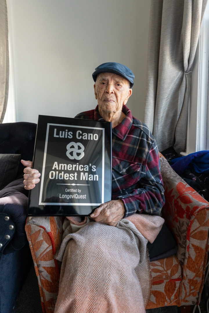 Luis Cano, age 111, is America’s Oldest Man: Recognized in New Jersey
