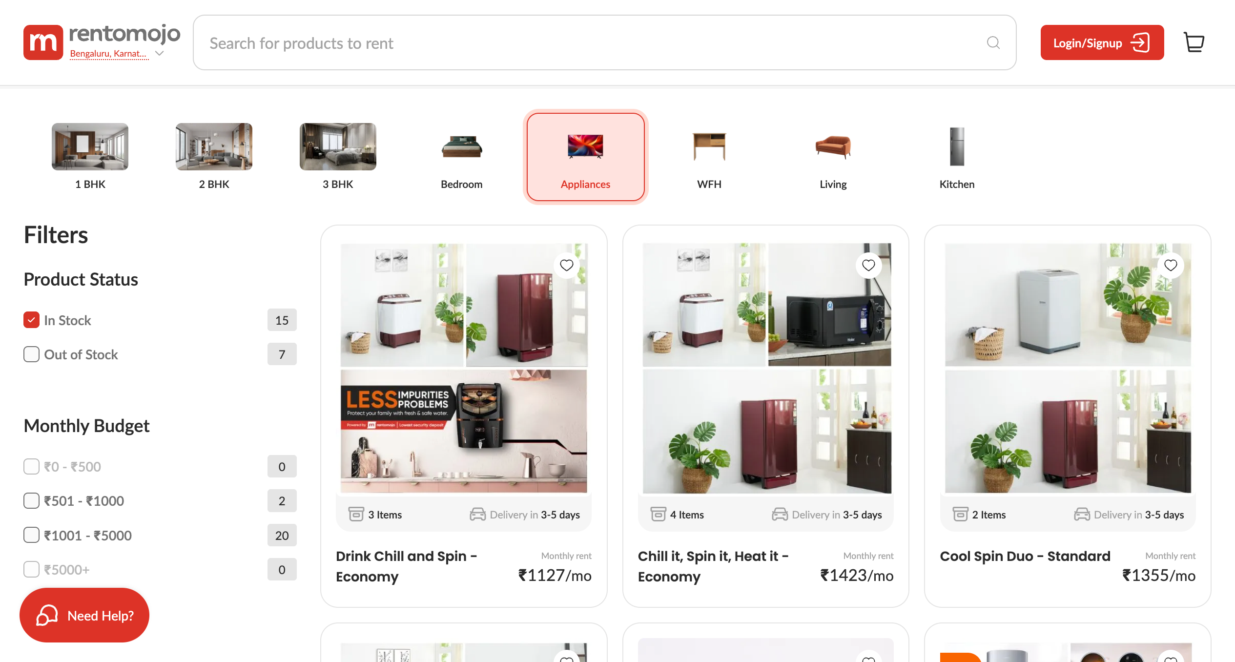 Furniture and Appliance Rental Pune, Chennai, Ahmedabad, and Kolkata