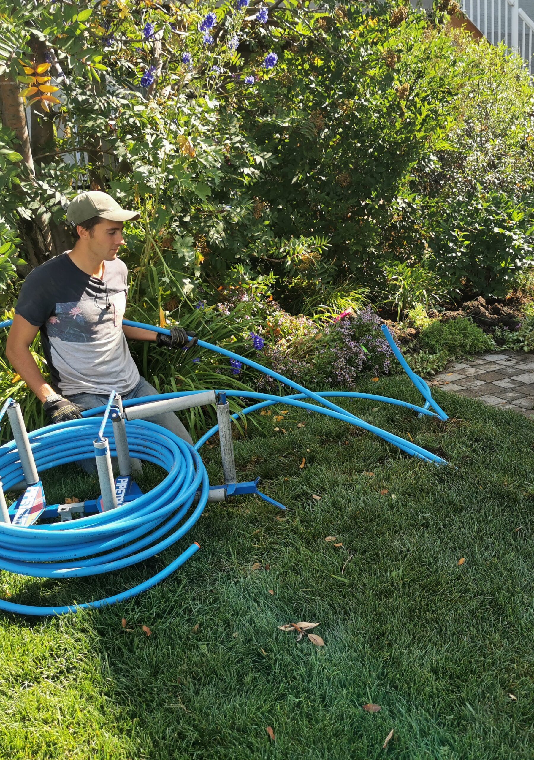 irrigation system installation