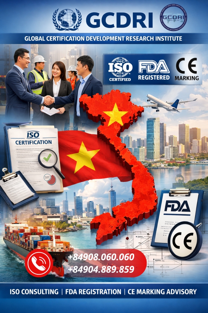 Vietnam’s GCDRI Strengthens Business Support in ISO, FDA, and CE Marking Consulting Vietnam’s GCDRI Strengthens Business Support in ISO, FDA, and CE Marking Consulting
