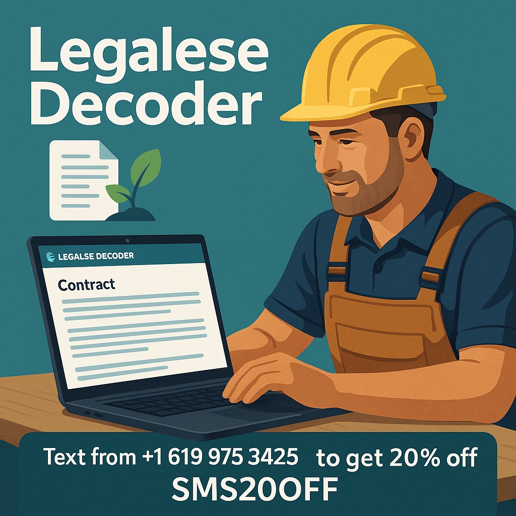Legalese Decoder Launches U.S. Campaign to Empower Contractors with AI-Powered Legal Document Simplification