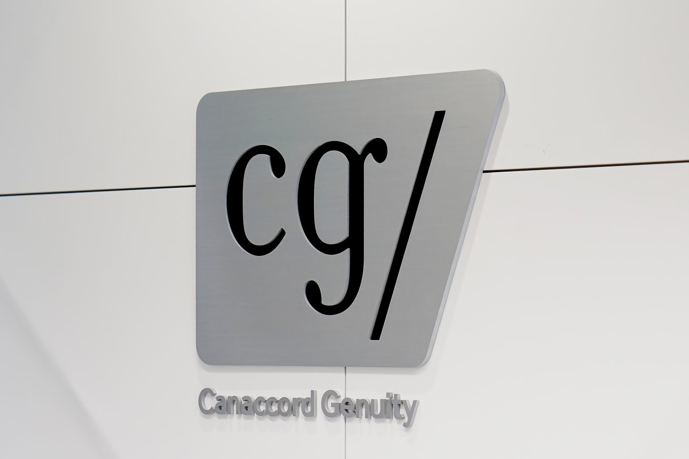 The logo for Canaccord Genuity is shown in Toronto on Wednesday, March 8, 2023. THE CANADIAN PRESS/Staff