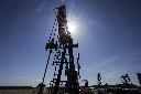 A pumpjack draws out oil and gas from a well head near Calgary, Alta., Tuesday, May 6, 2025. THE CANADIAN PRESS/Jeff McIntosh