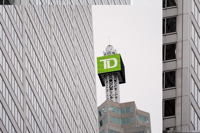 Some analysts are warning the money laundering penalties levied against Toronto-Dominion Bank this week by U.S. regulators could weigh on the bank's stock price long-term. Bank signage is pictured in the financial district in Toronto, Friday, Sept. 8, 2023. THE CANADIAN PRESS/Andrew Lahodynskyj