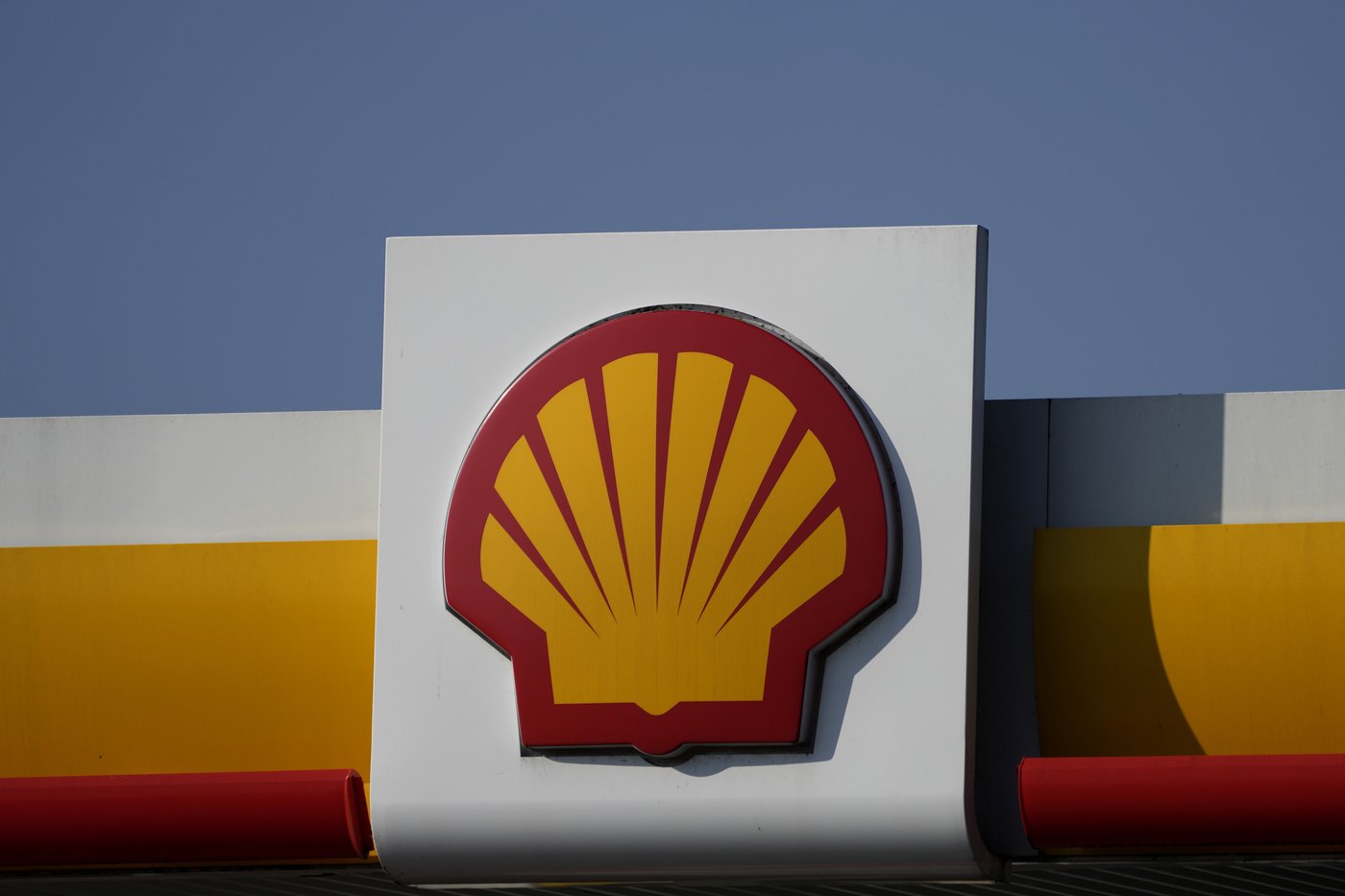 A Shell logo is seen at a gas station in London, on March 8, 2022. THE CANADIAN PRESS/AP/Frank Augstein