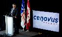 Jon McKenzie, President and CEO of Cenovus Energy speaks in St. John's, Wednesday, Nov. 26, 2025. THE CANADIAN PRESS/Paul Daly
