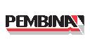 The corporate logo of Pembina Pipeline Corp. (TSX:PPL) is shown. Calgary-based Pembina Pipeline Corp. says it is "doing what is right for the country and fellow Canadians" by shipping unit trains full to propane to Quebec. THE CANADIAN PRESS/HO