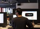 An employee works at Lightspeed Commerce in Montreal, Thursday, Jan. 18, 2024. THE CANADIAN PRESS/Christinne Muschi