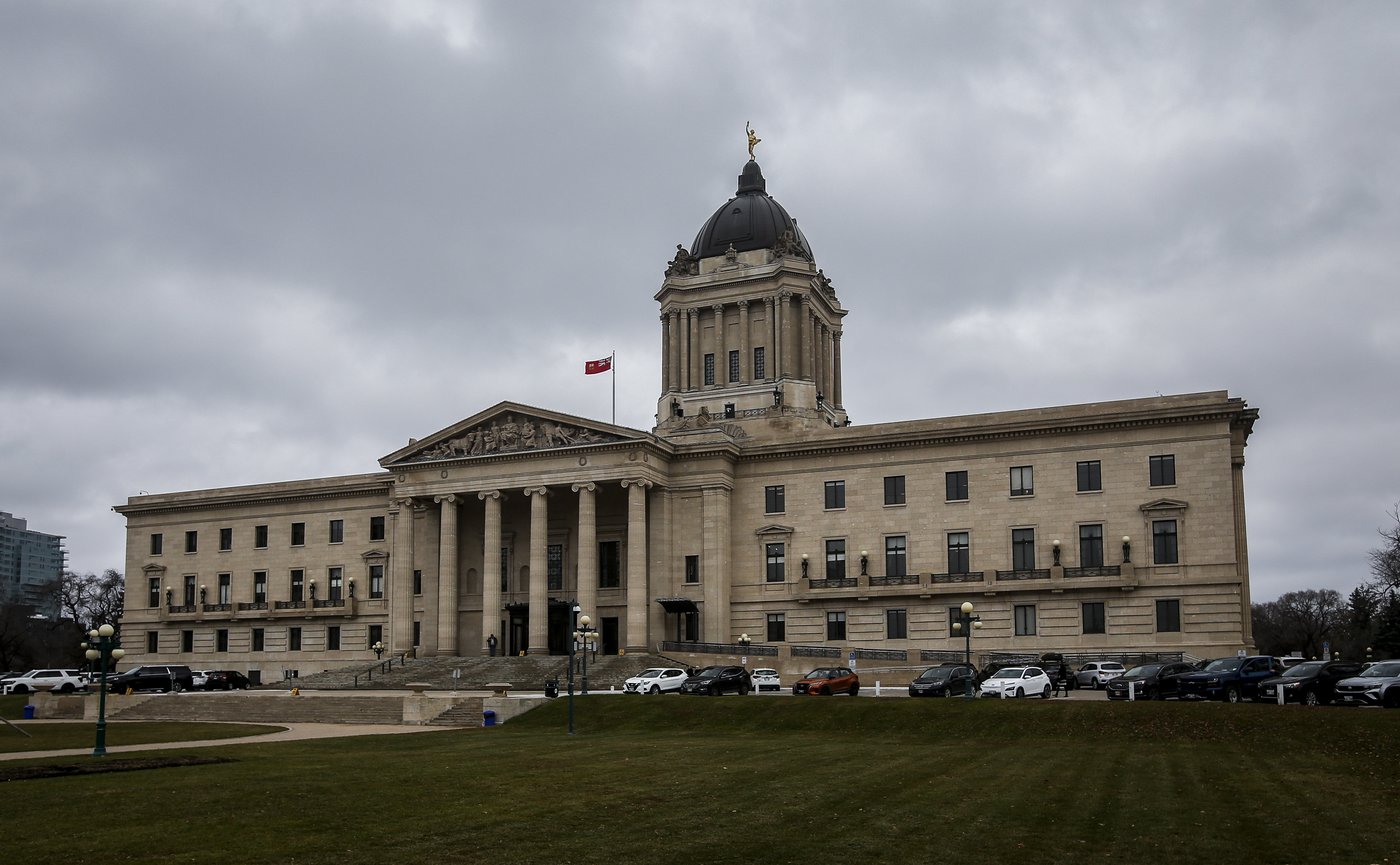 The exterior of the Manitoba Legislature is seen in Winnipeg, Wednesday, Nov. 6, 2024. THE CANADIAN PRESS/John Woods