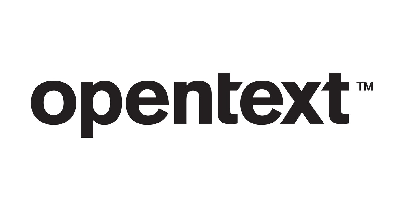 The logo for OpenText is shown in this undated handout photo. THE CANADIAN PRESS/HO-OpenText *MANDATORY CREDIT