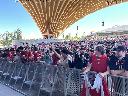 World Cup fans wait for the start of Canada's match with Bosnia-Herzegovina, in the PNE Amphitheatre at the FIFA Fan Festival in Vancouver, on Friday, June 12, 2026. THE CANADIAN PRESS/Brieanna Charlebois
