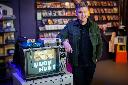 Victor Lucas, creator and host of 'The Electric Playground,' poses for a photograph at CheatCode Games in Vancouver on Wednesday, April 29, 2026. THE CANADIAN PRESS/Darryl Dyck
