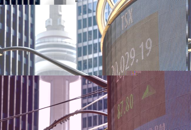 A signboard displays the TSX close in Toronto on Friday, June 4, 2021. THE CANADIAN PRESS/Frank Gunn