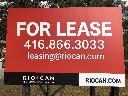 RioCan signage is shown at a strip mall in Mississauga, Ont., Saturday, Oct.24, 2020. RioCan is one of Canada's largest real estate investment trusts. THE CANADIAN PRESS/Richard Buchan