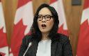 NDP MP for Vancouver East Jenny Kwan speaks at a news conference in Ottawa, on Thursday, Sept. 4, 2025. THE CANADIAN PRESS/Adrian Wyld