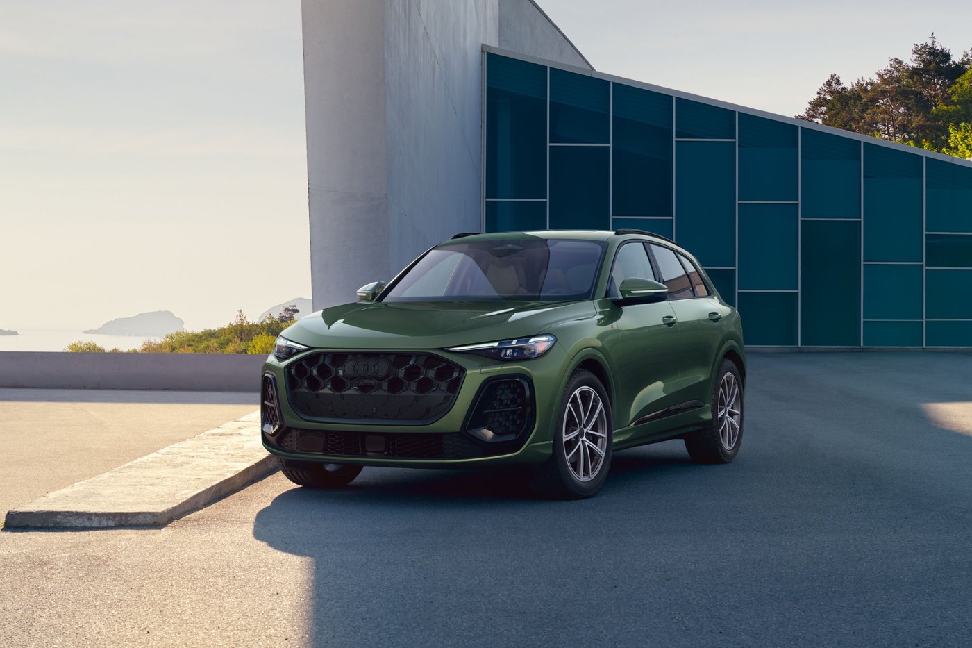 This photo provided by Audi shows the 2026 Q5. The Q5 is a luxury SUV that's roomy and loaded with Audi's latest technology features. (Courtesy of Audi AG via AP)