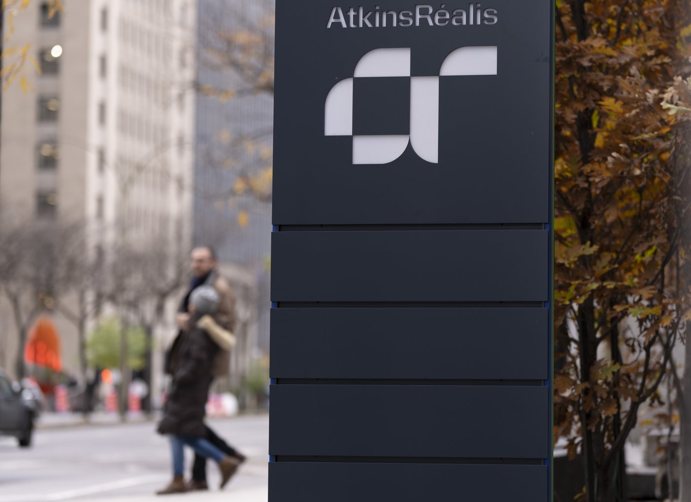 AtkinsRealis headquarters are seen in Montreal, Friday, Nov. 10, 2023. THE CANADIAN PRESS/Christinne Muschi