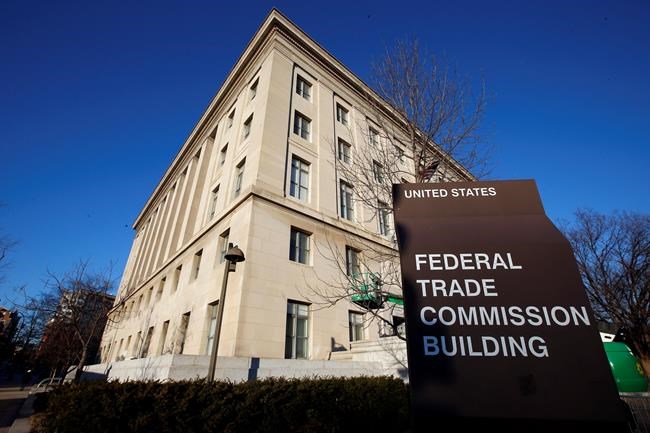 FILE - The Federal Trade Commission building is seen, Jan. 28, 2015, in Washington. Many current and former BetterHelp customers have begun receiving refund eligibility notices spanning from a $7.8 million settlement reached with the online therapy provider last year over allegations that it shared sensitive health data with advertisers. In 2023, the U.S. Federal Trade Commission charged California-based BetterHelp with disclosing consumer data it had promised to keep private — including information about mental health challenges — with companies like Facebook and Snapchat for advertising purposes. (AP Photo/Alex Brandon, File)