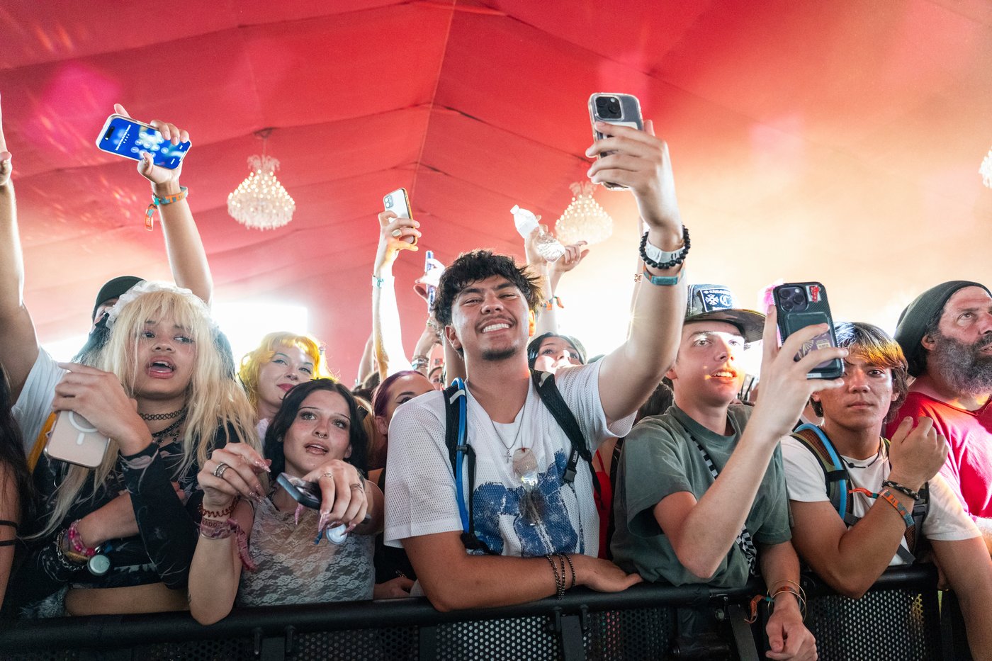 FILE - Festivalgoers are seen during the first weekend of the Coachella Valley Music and Arts Festival at the Empire Polo Club on Saturday, April 12, 2025, in Indio, Calif. (Photo by Amy Harris/Invision/AP, File)