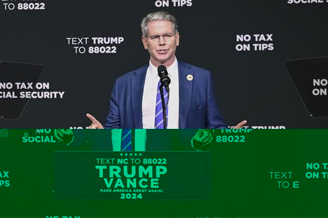 FILE - Investor Scott Bessent speaks on the economy in Asheville, N.C., Aug. 14, 2024. (AP Photo/Matt Kelley, File)