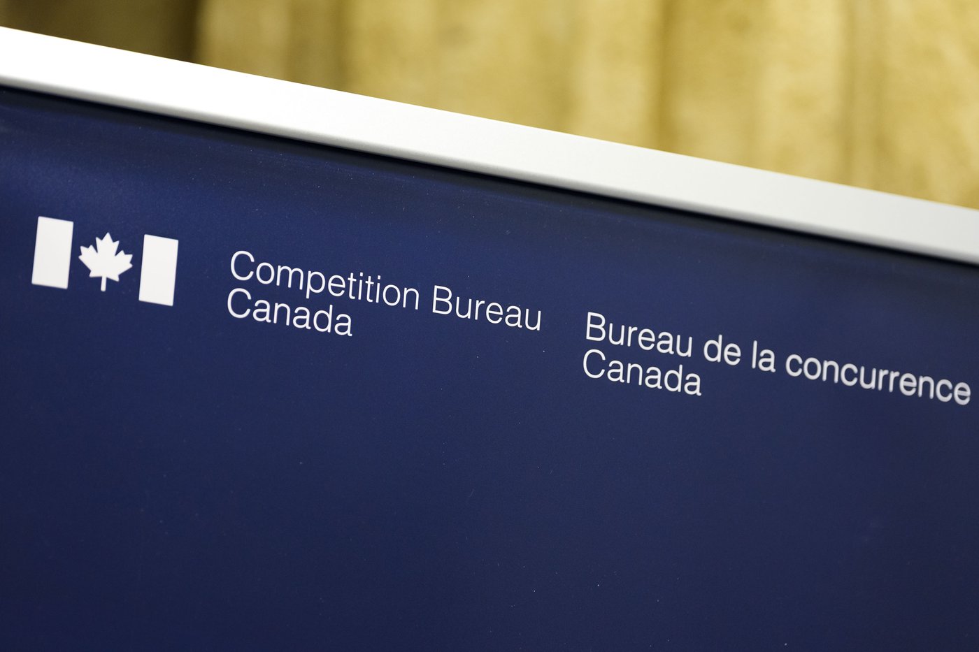 The Competition Bureau logo is shown in Gatineau, Que., on Thursday, Jan. 29, 2026. THE CANADIAN PRESS/Justin Tang
