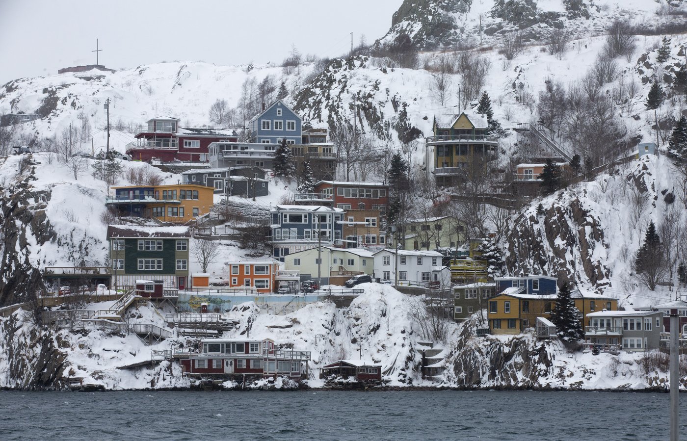 The historic Battery in St. John's is shown on Saturday, Jan. 6, 2024, following the first significant snowstorm of the winter. THE CANADIAN PRESS/Paul Daly