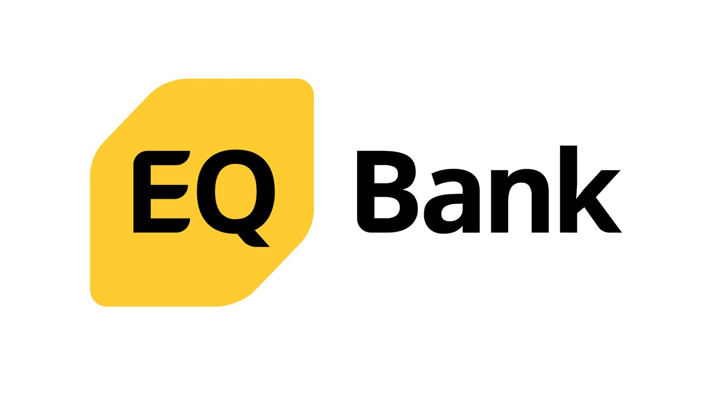 The logo of EQ Bank is shown. THE CANADIAN PRESS/Handout - EQB Inc. (Mandatory Credit)