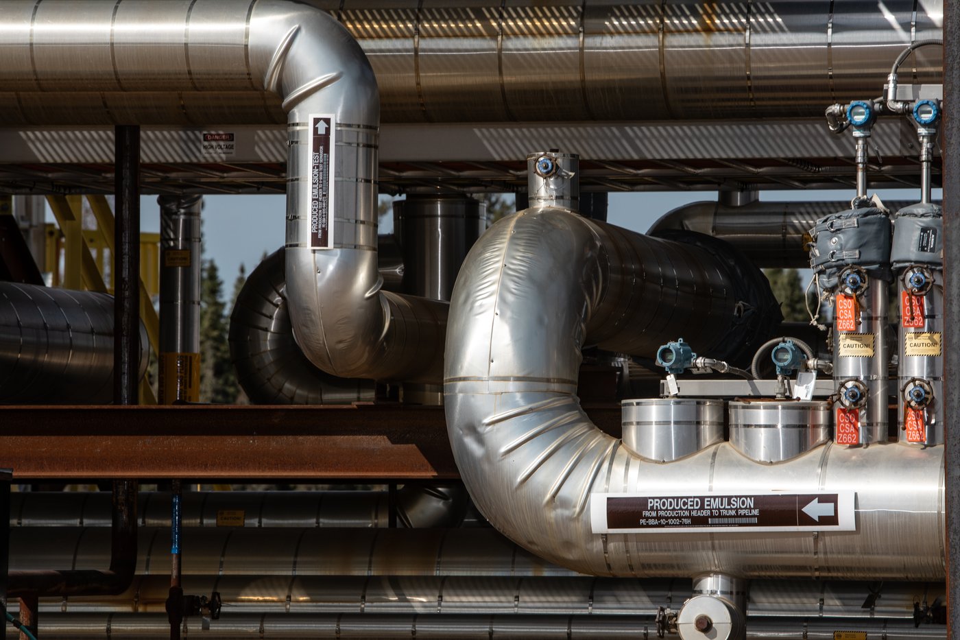 The Cenovus Christina Lake oilsands facility steam-assisted gravity drainage pad southeast of Fort McMurray, Alta., is shown on Wednesday, April 24, 2024. THE CANADIAN PRESS/Amber Bracken