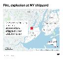 A blast at a shipyard on New York's Staten Island Friday injured several people, fire officials say. (AP Digital Embed)