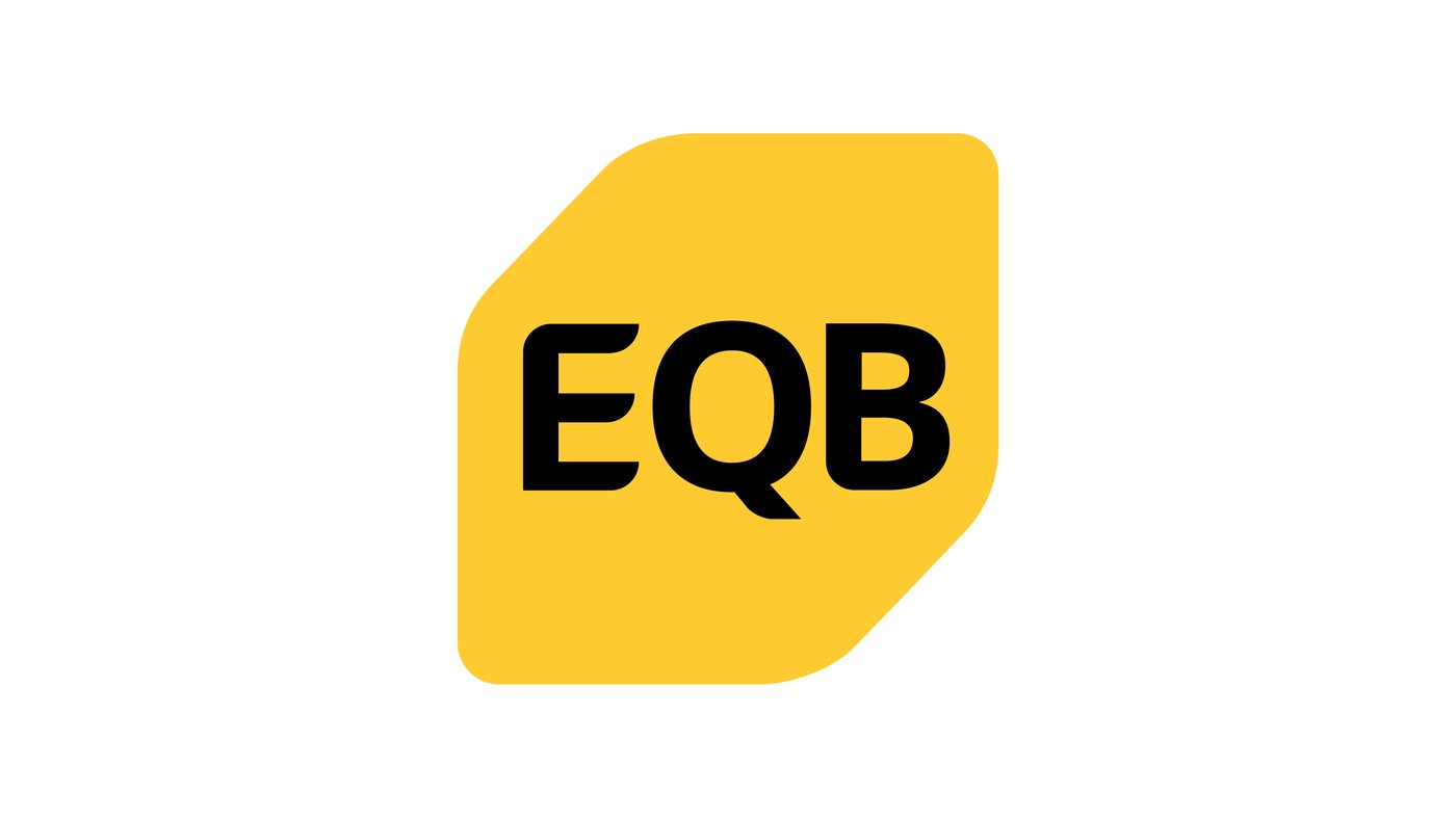 The logo of EQB Inc. is shown. THE CANADIAN PRESS/Handout — EQB Inc. (Mandatory Credit)