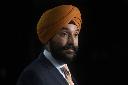 Innovation, Science and Industry Minister Navdeep Bains listens to a reporters question during a news conference Tuesday November 17, 2020 in Ottawa. CIBC has hired former Liberal cabinet minister Bains as vice-chair, global investment banking.THE CANADIAN PRESS/Adrian Wyld