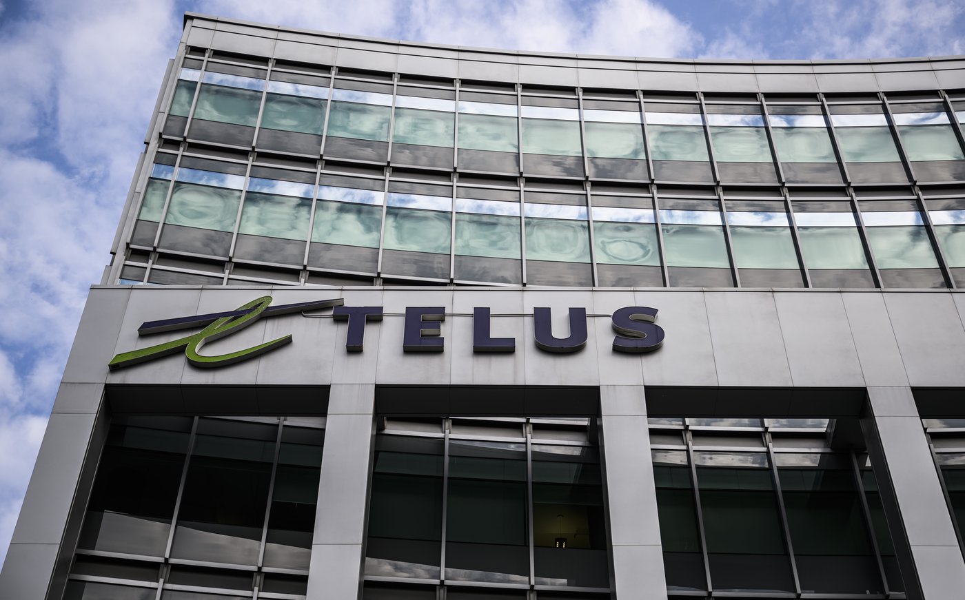The Telus offices are seen in Ottawa on Friday, Aug. 4, 2023. THE CANADIAN PRESS/Justin Tang