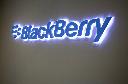 The BlackBerry logo located in the lobby of the company's B building in Waterloo, Ont. on Tuesday, May 29, 2018. THE CANADIAN PRESS/Andrew Ryan