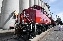 A CPKC locomotive is seen on a train at the Canadian Pacific Kansas City train yard in Mexico City, Friday Sept.19, 2025. THE CANADIAN PRESS/Adrian Wyld