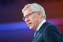 RBC president and CEO Dave McKay speaks at the annual First Nations Major Projects Coalition conference in Toronto, on Thursday, April 30, 2026. THE CANADIAN PRESS/Sammy Kogan