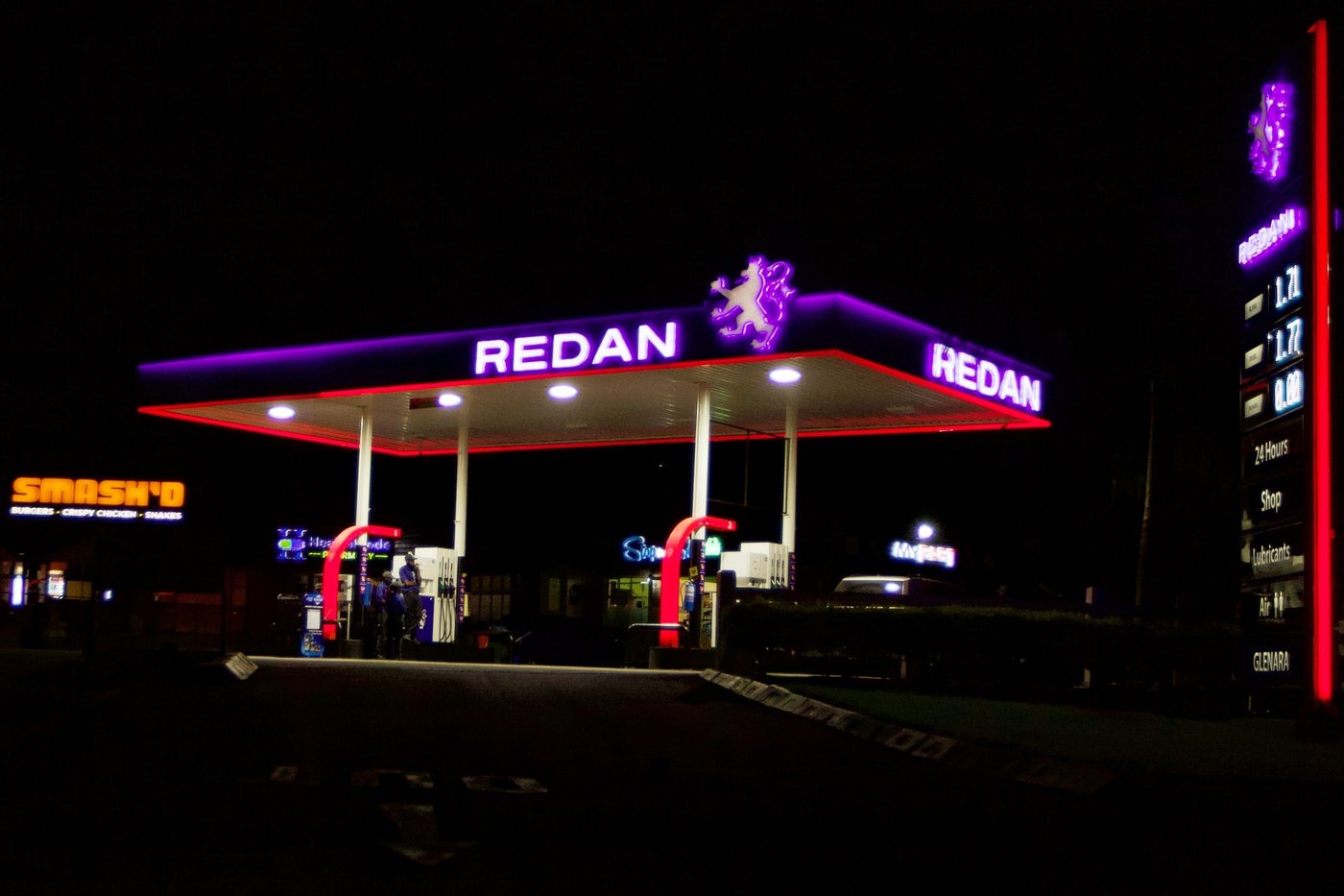 FILE - A fuel station, in Harare, March 5, 2026. (AP Photo/Wonder Mashura, File)