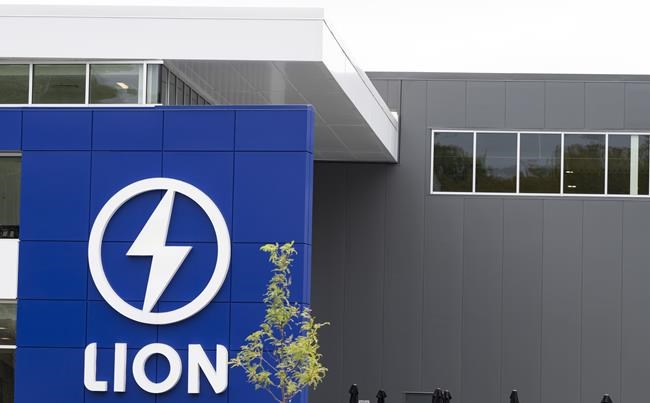 Lion Electric's lithium-ion battery manufacturing facility is shown in Mirabel, Que., Thursday, Sept. 14, 2023.The Lion Electric Co. says it's cutting about 120 jobs as part of a plan to reduce costs. THE CANADIAN PRESS/Christinne Muschi