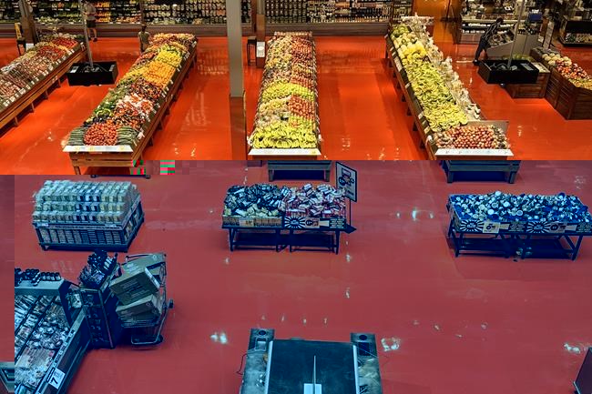 The produce section of a Toronto Loblaws is seen on Friday, May 3, 2024. The Office of the Privacy Commissioner of Canada says it has opened an investigation into allegations that some Loblaw customers have been unable to delete their PC Optimum accounts. THE CANADIAN PRESS/Chris Young