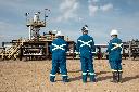 Workers at the Cenovus Christina Lake oilsands facility steam-assisted gravity drainage (SAGD) pad southeast of Fort McMurray, Alta., on Wednesday, April 24, 2024. THE CANADIAN PRESS/Amber Bracken